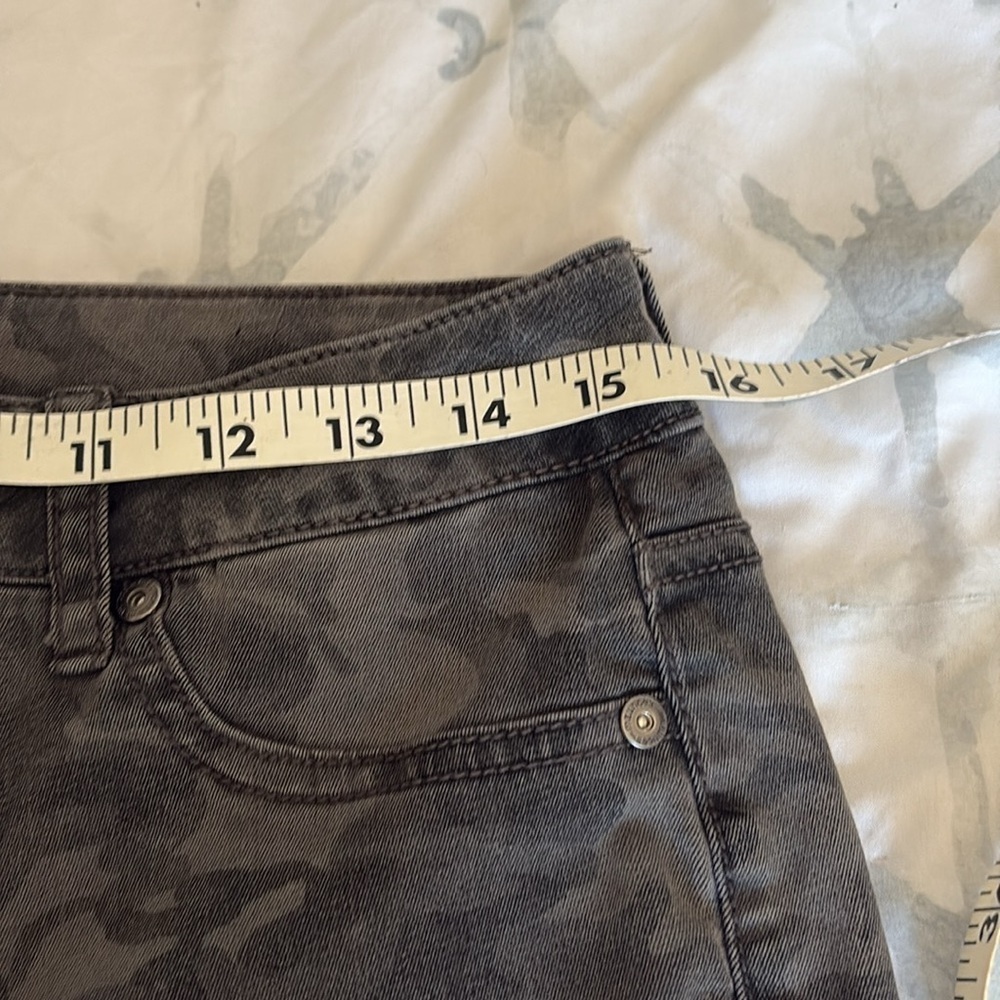 Cheetah print Gray Denim Pant - Picture 3 of 6
